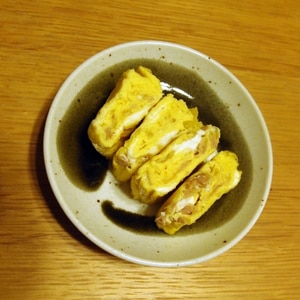 ツナ入り厚焼き卵★お弁当の卵焼きシリーズ